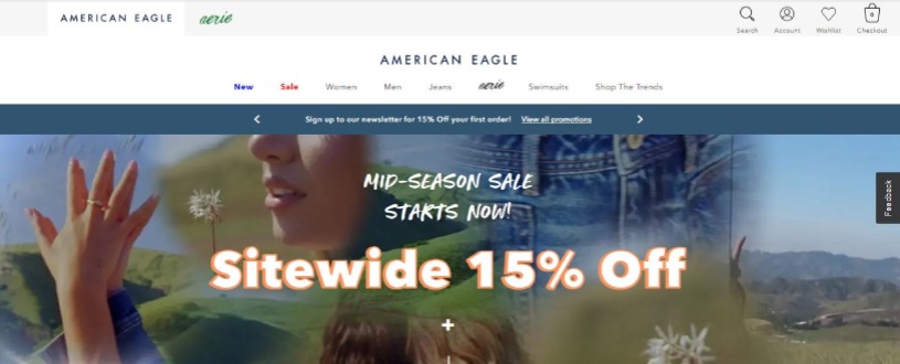 american eagle discount code