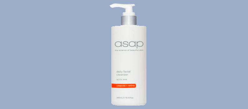 asap limited edition daily facial cleanser