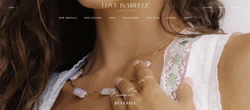 best jewellery brands - love isabelle