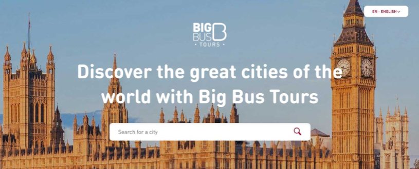  Big bus tour discount code 