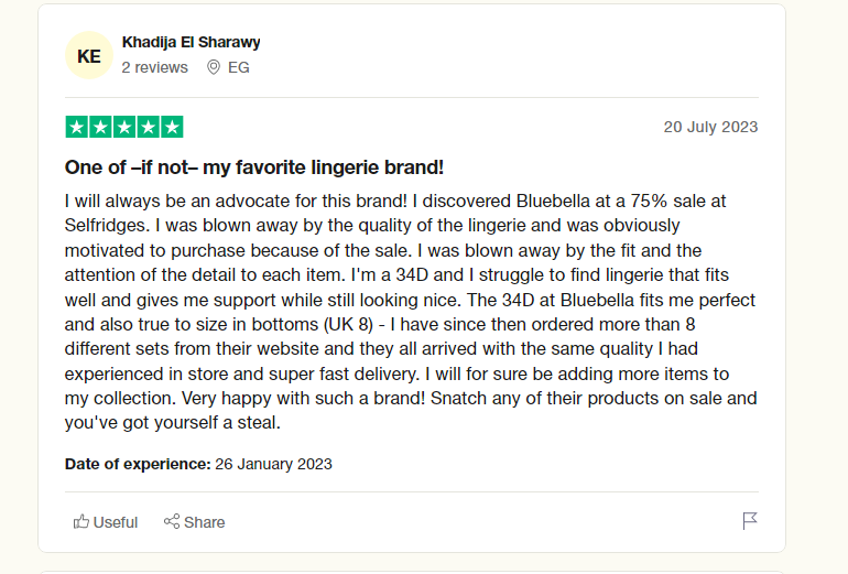 bluebella customer review