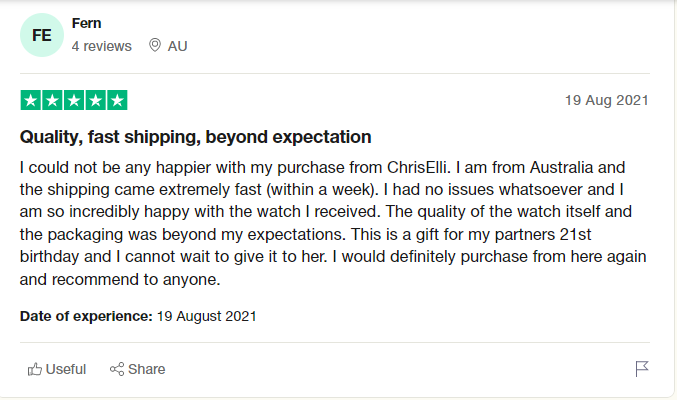 ChrisElli customer review