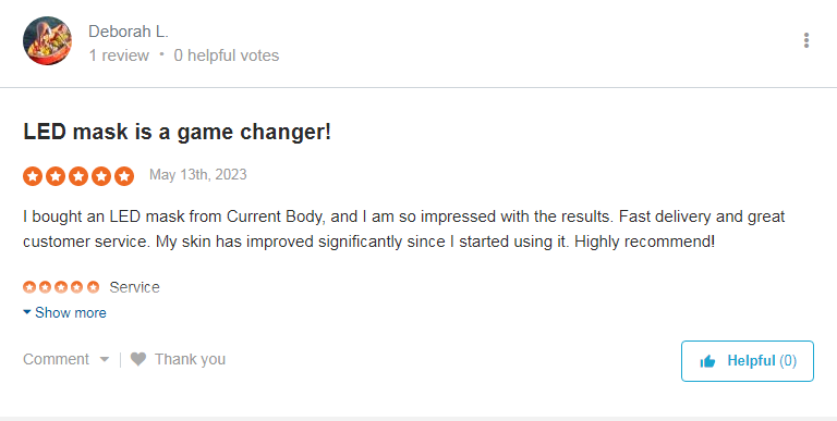 current body customer review 2