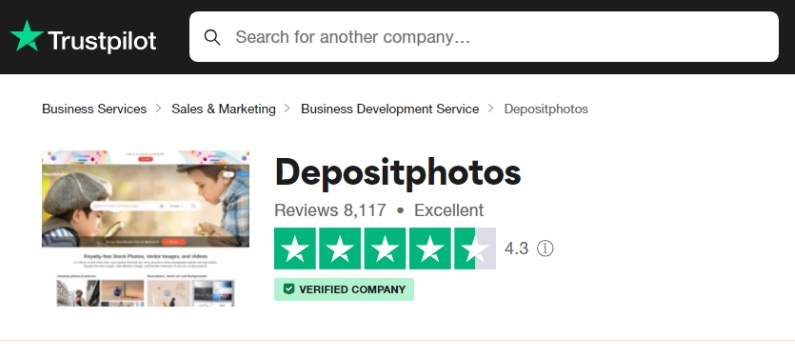 Depositphotos customer reviews