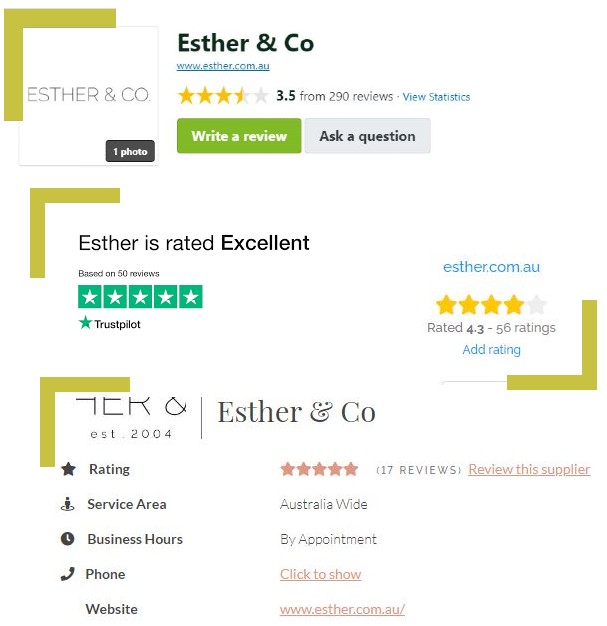 esther co customer reviews