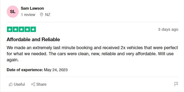 Europcar Customer Review