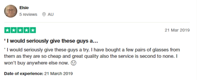 Glasseslit customer review