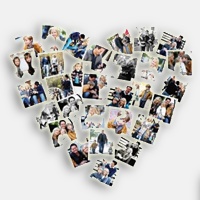 Heart Snapshot Photo Collage