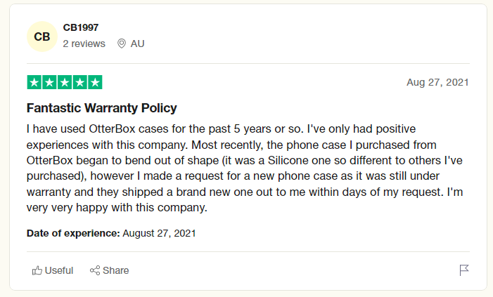 otterbox customer review