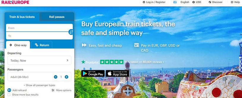 rail europe voucher code
