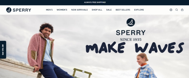 Sperry coupon code
