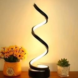 Spiral Table Lamp, For Bedroom