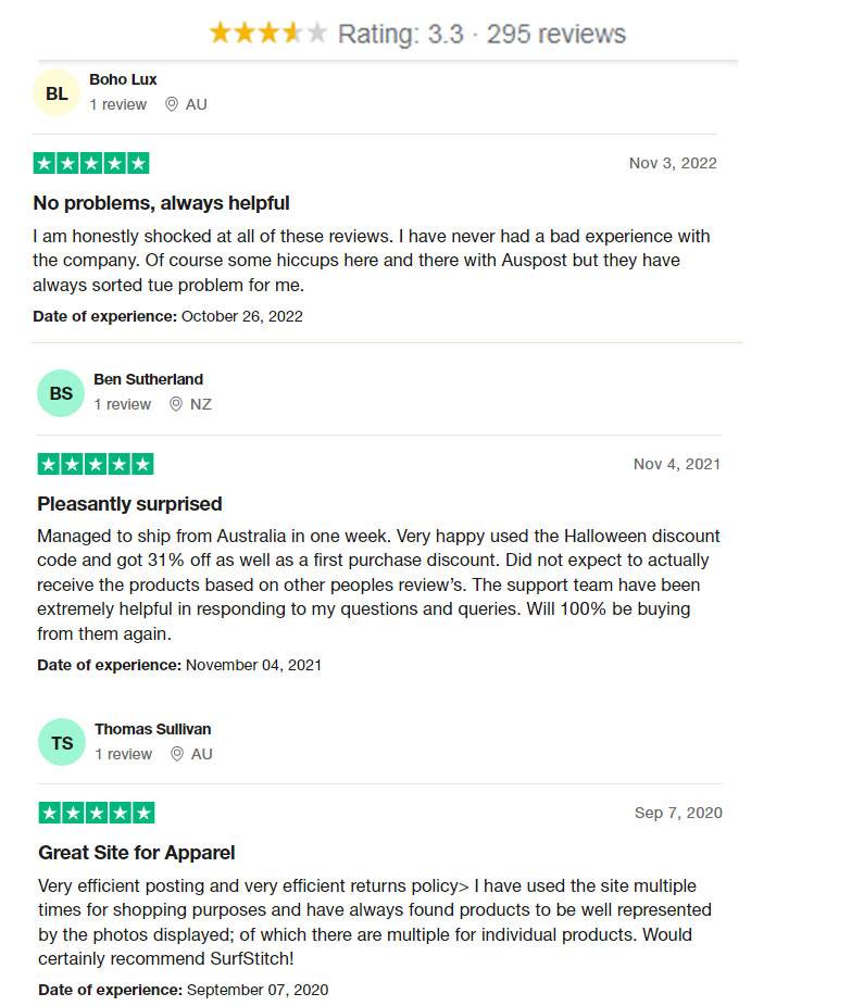 surfstitch customer reviews