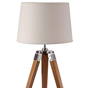 Fremont Tripod Table Lamp Beige Shade – Natural