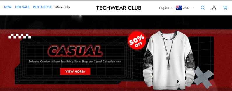 Techwear Club discount code