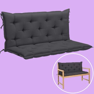 VidaXL Garden Furniture Reviews - VidaXL Cushion for Swing Chair Anthracite 120 cm Fabric