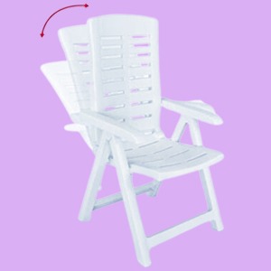 VidaXL Chair Review - VidaXL Reclining Garden Chairs 6 pcs Plastic White