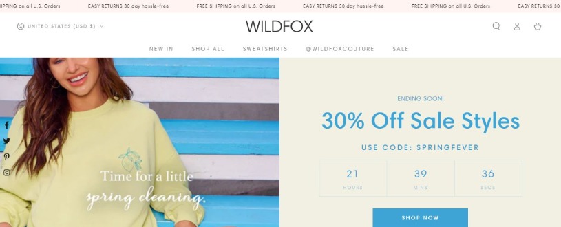 wildfox discount code