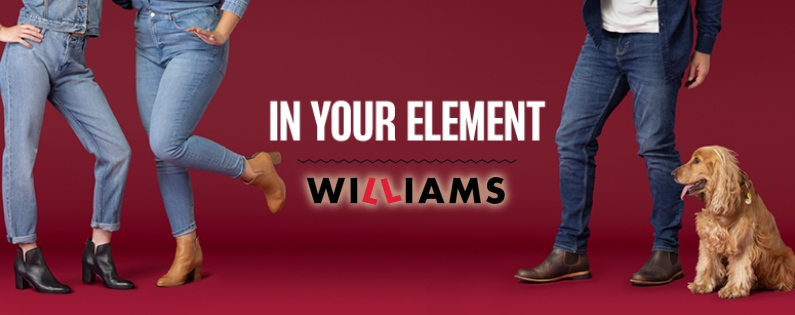 Williams Shoes discount code
