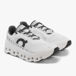 Women Cloudmonster Trainers In Undyed White